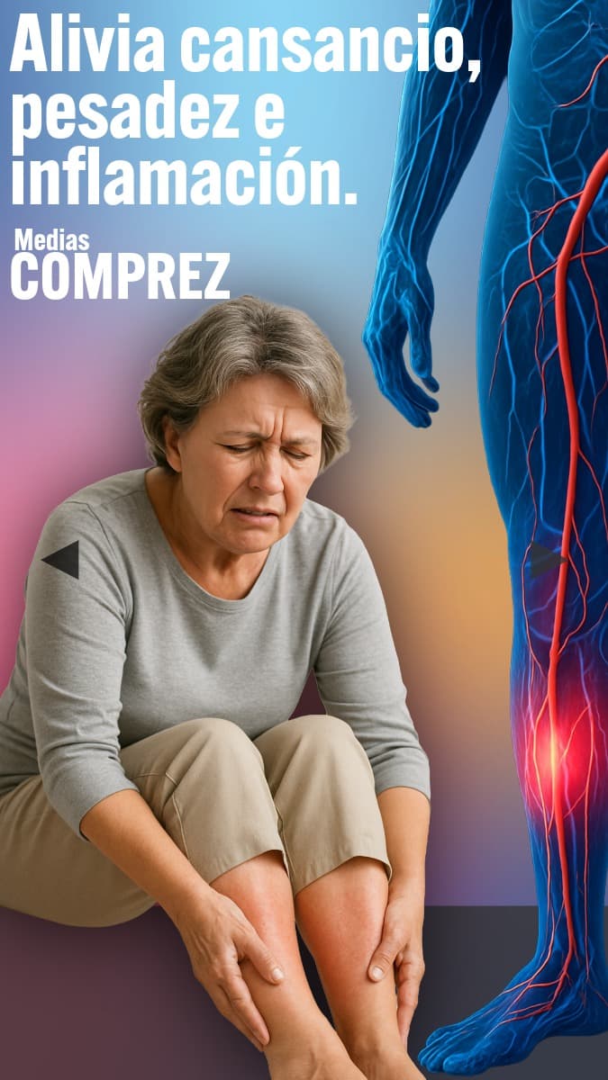 TUS PIERNAS DESCANSADAS Y SIN HINCHAZÓN — DESDE EL PRIMER USO